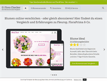 Tablet Screenshot of florachecker.com